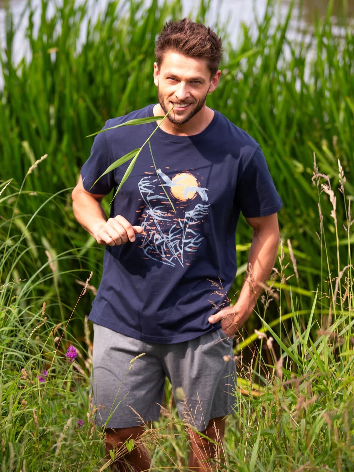 PIŻAMA MĘSKA MNS 749 KR