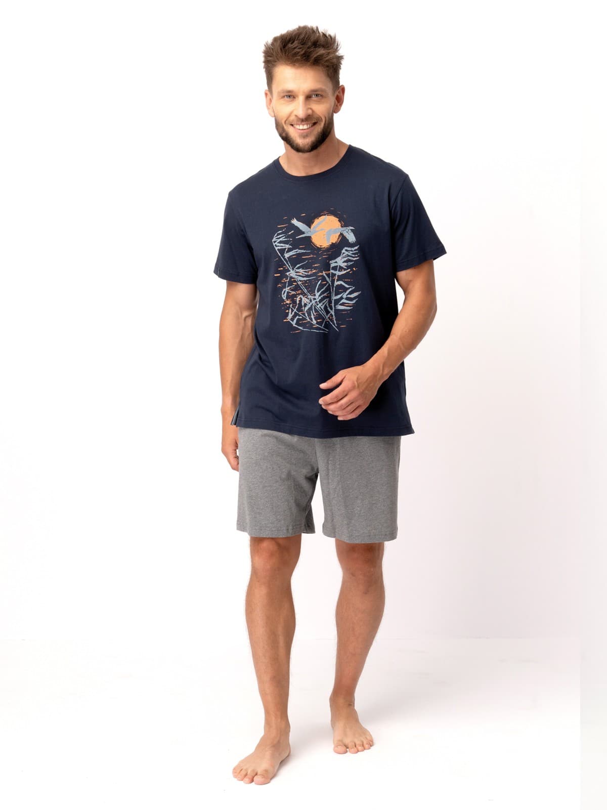 PIŻAMA MĘSKA MNS 749 KR