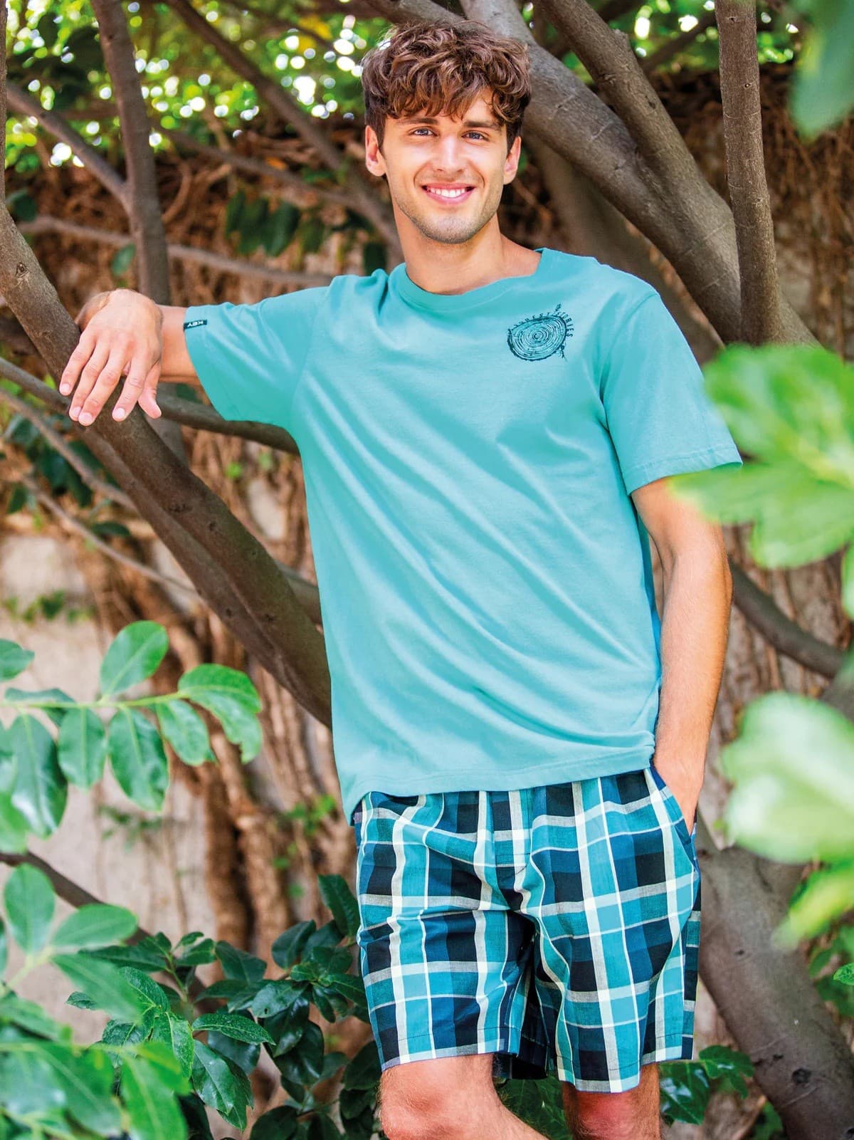 PIŻAMA MĘSKA MNS 630 KR