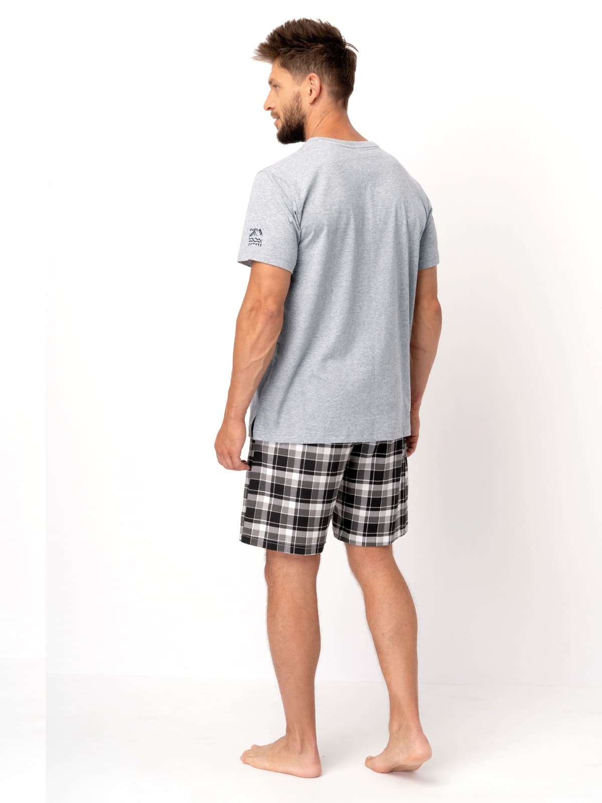 PIŻAMA MĘSKA MNS 460 KR R.3XL-4XL