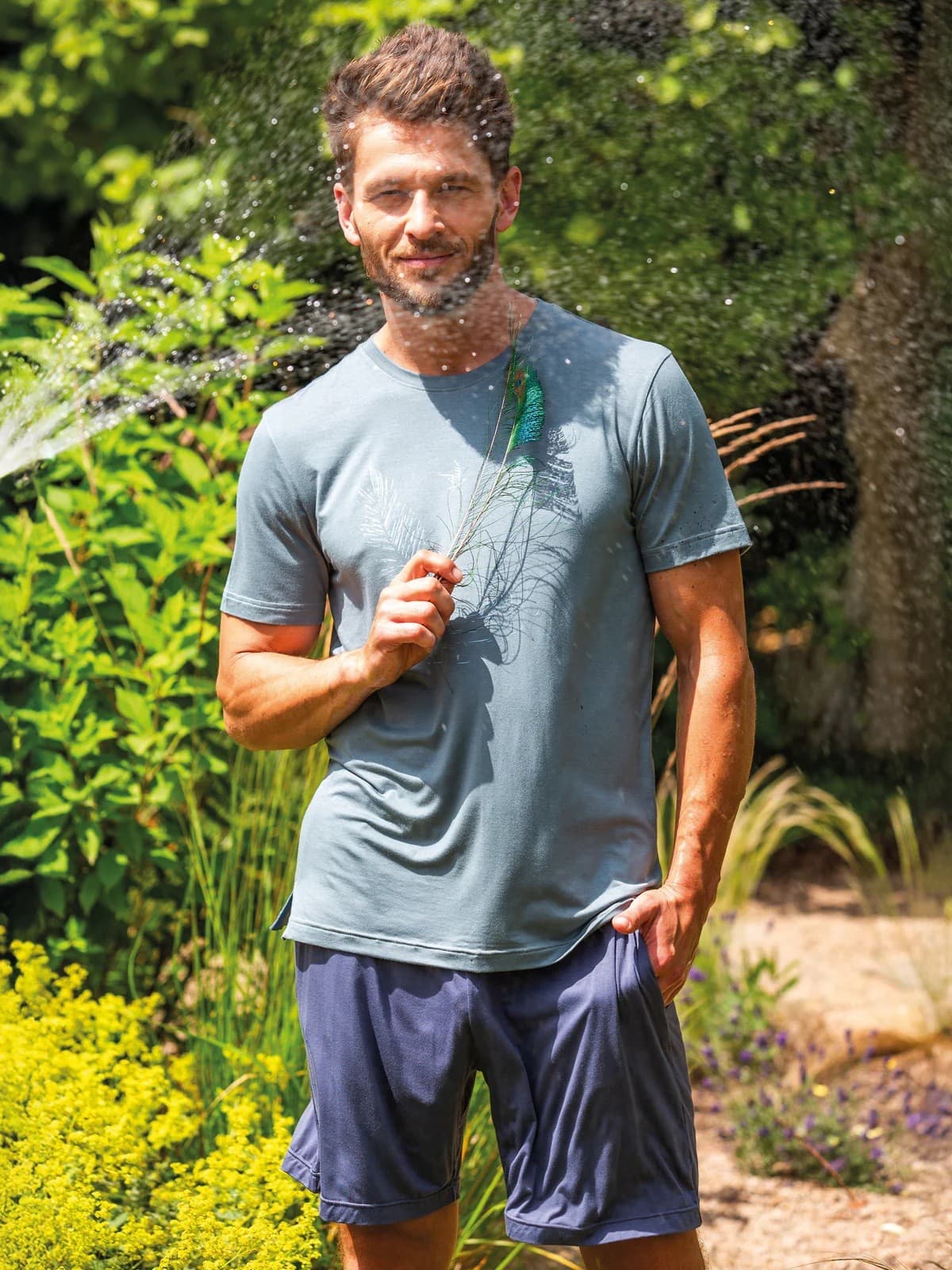 PIŻAMA MĘSKA BAMBUS MNS 750 KR