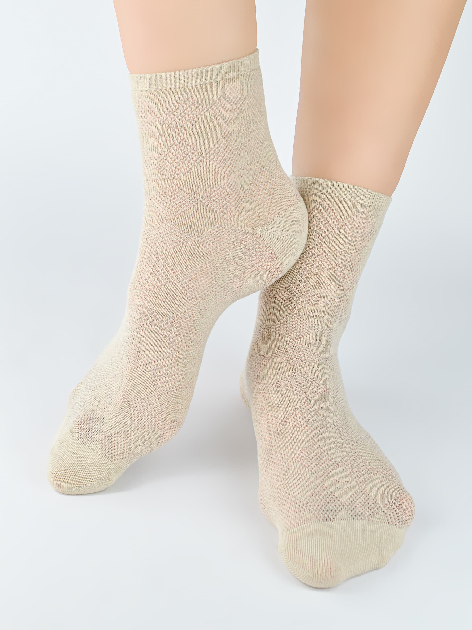 SKARPETY DAMSKIE ŻAKARDOWE SB124