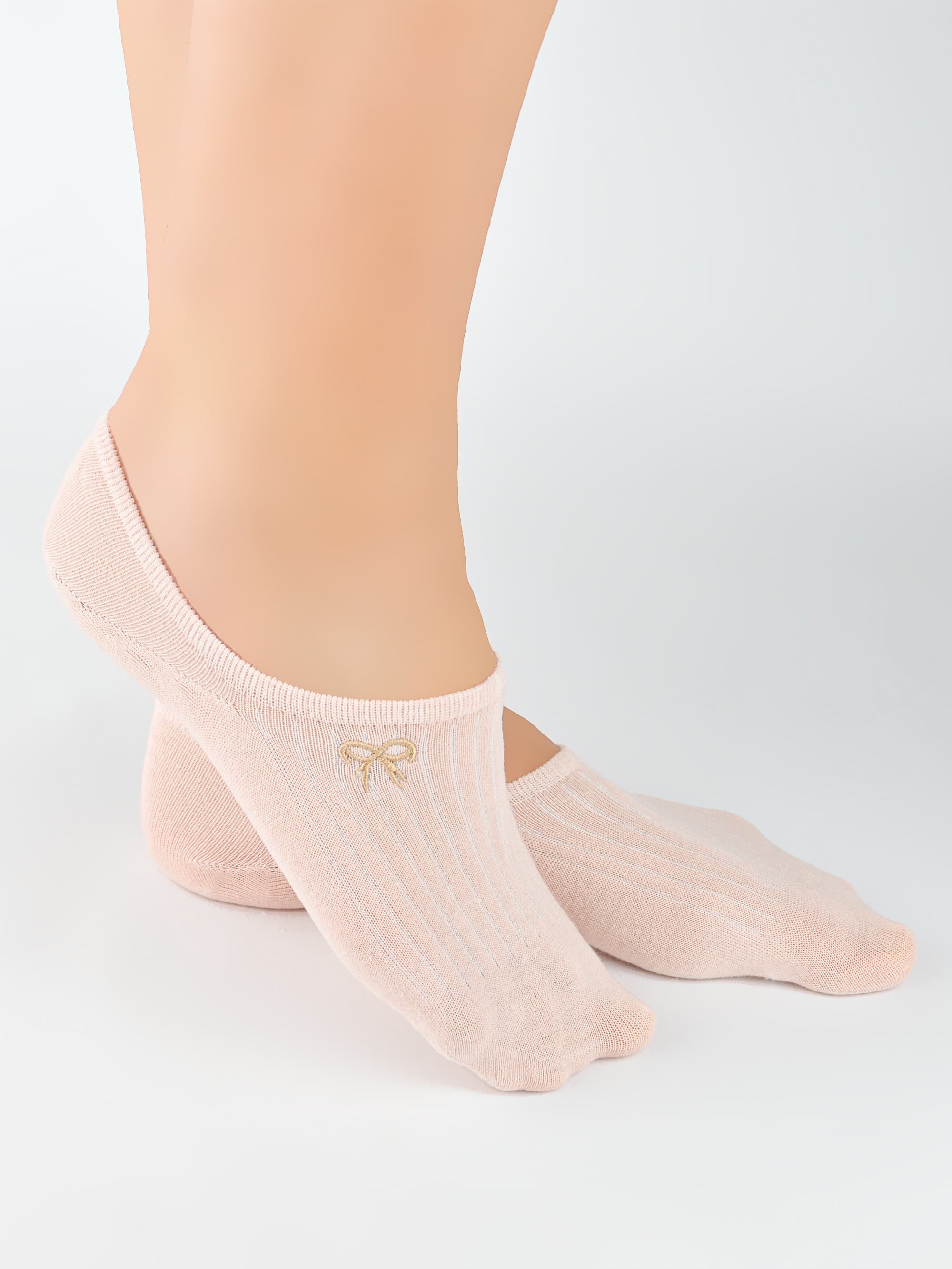 STOPKI DAMSKIE BAWEŁNIANE ST073 SILIKON