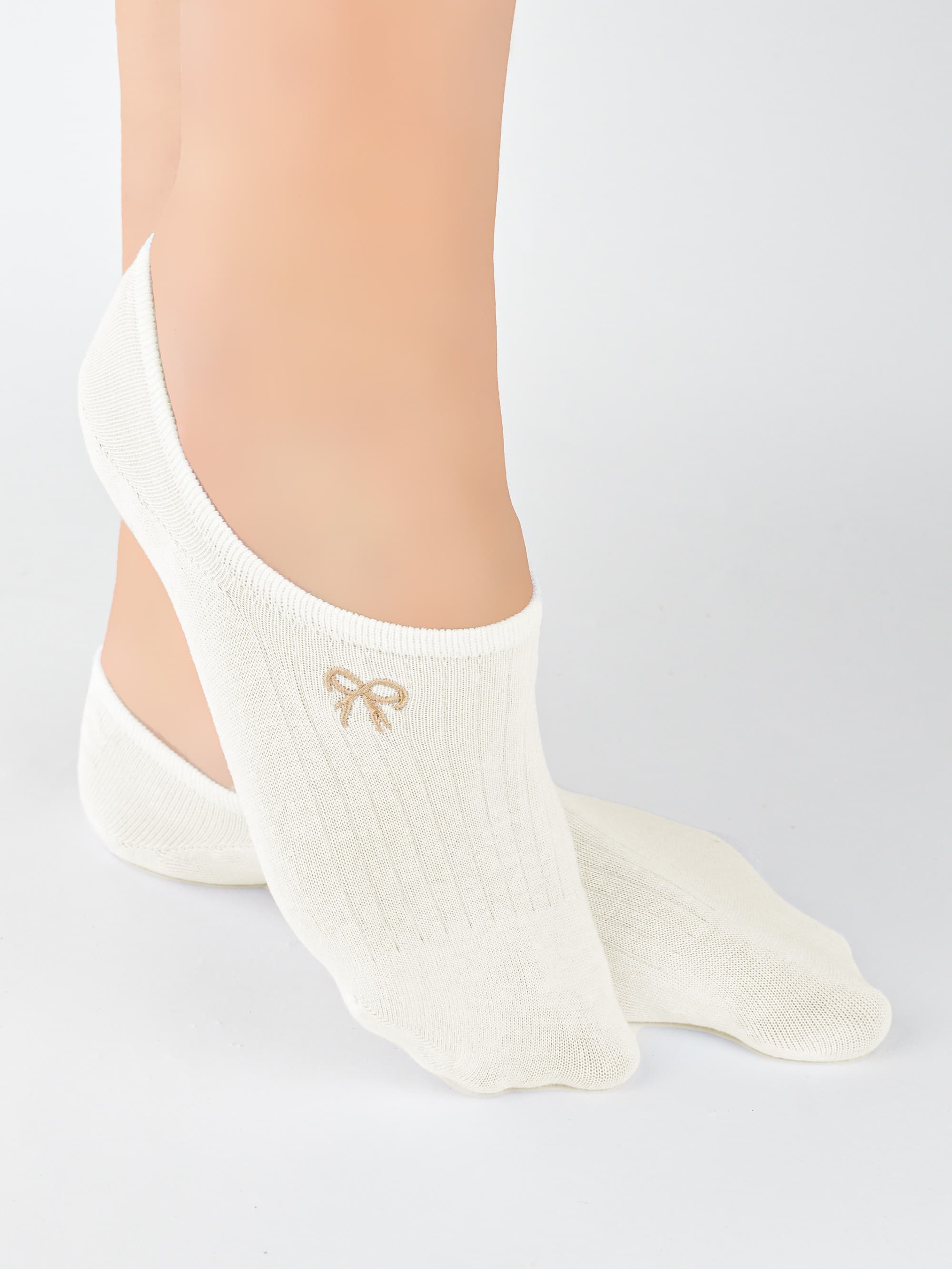 STOPKI DAMSKIE BAWEŁNIANE ST073 SILIKON