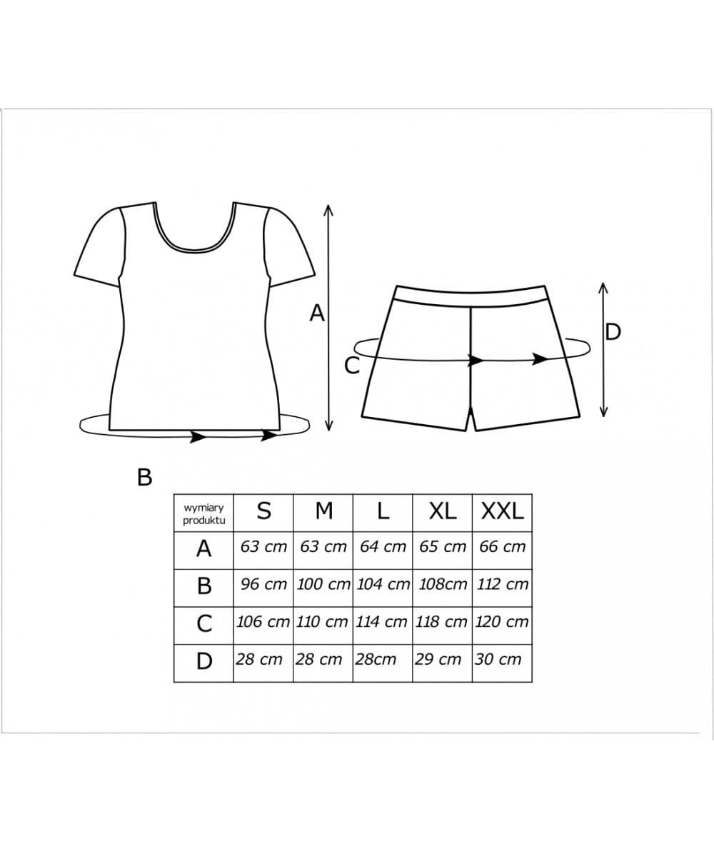 PIŻAMA CHERRY SHORT