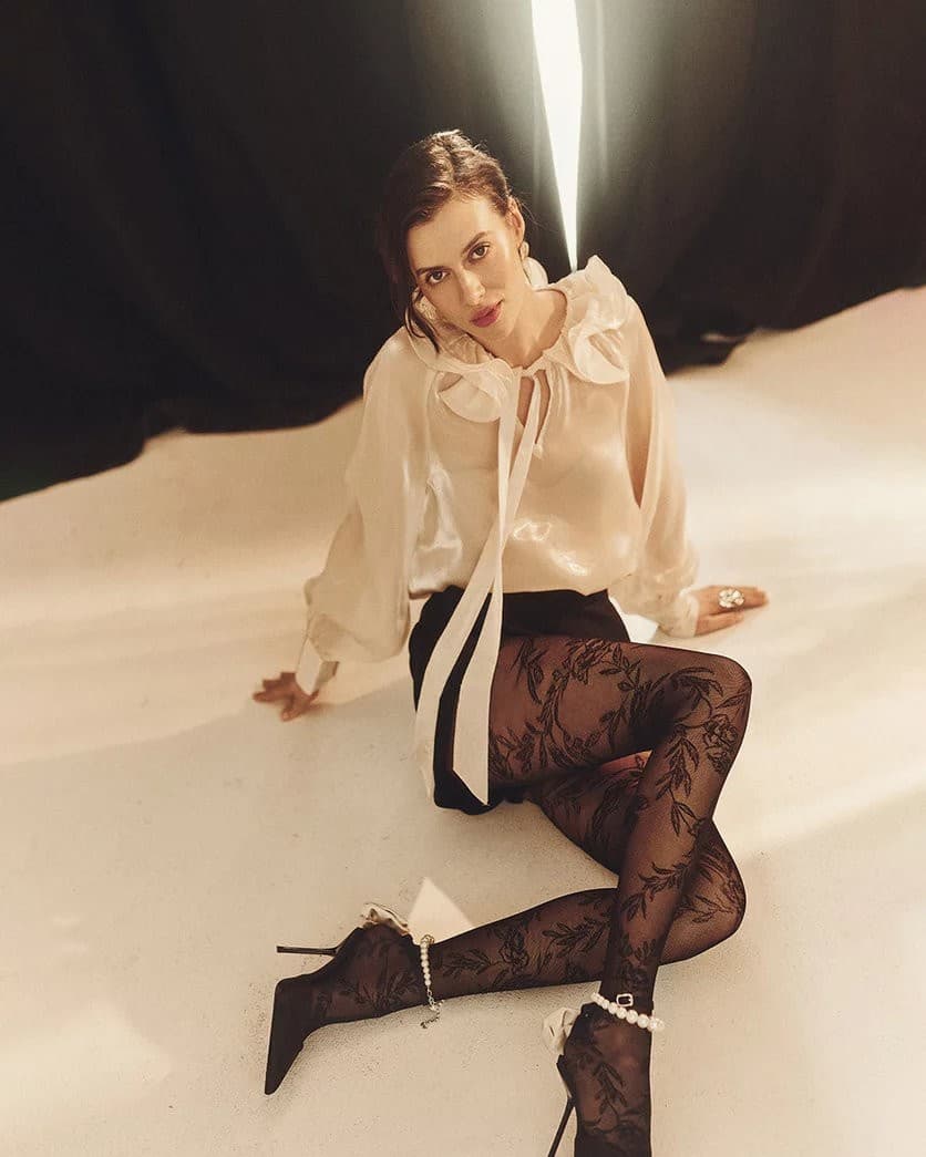 RAJSTOPY FLORAL 20 DEN