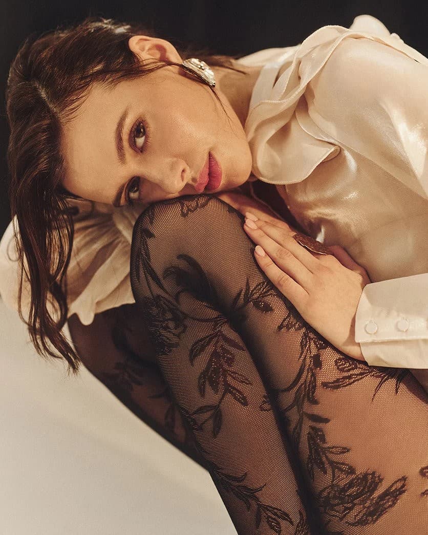 RAJSTOPY FLORAL 20 DEN