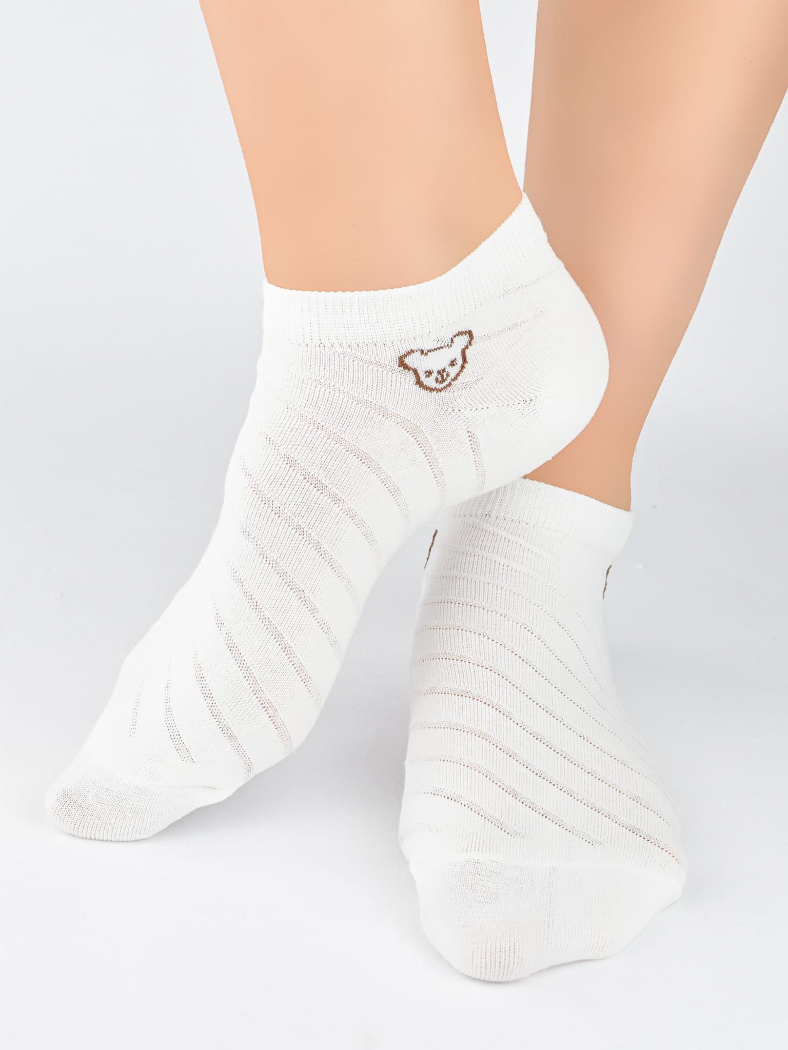 STOPKI DAMSKIE BAWEŁNIANE ST064