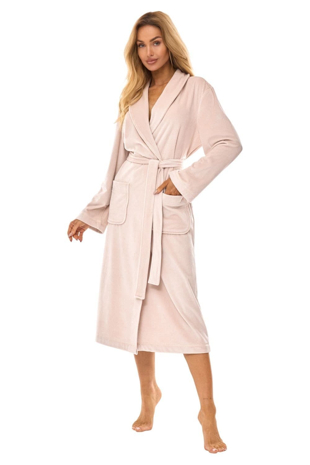 SZLAFROK DAMSKI DŁUGI 2510