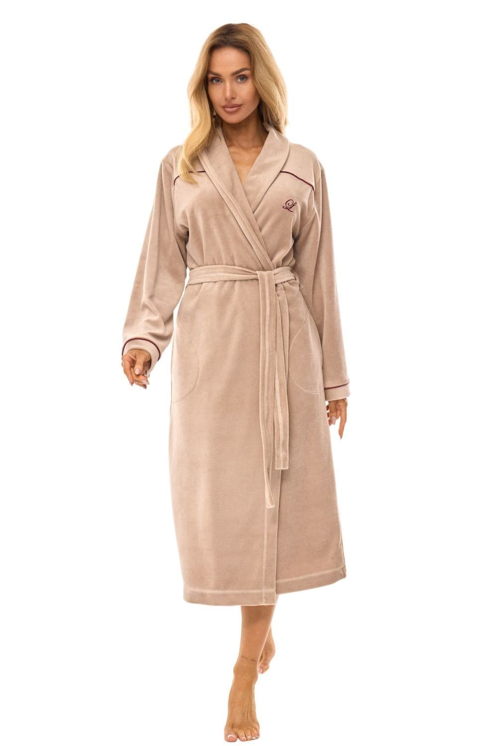 SZLAFROK DAMSKI DŁUGI 2508