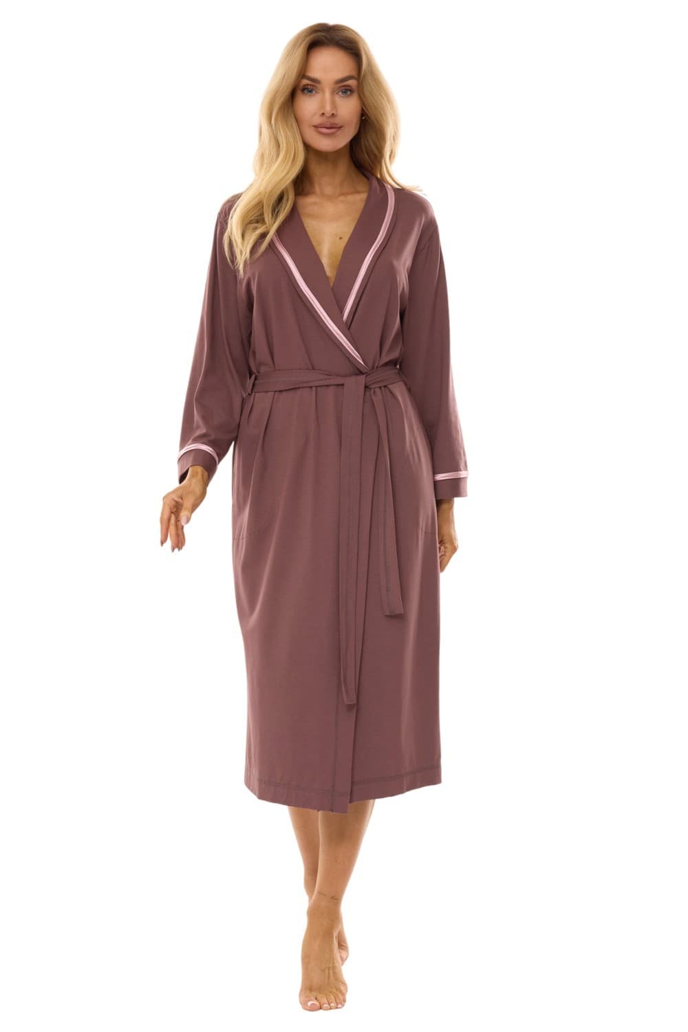 SZLAFROK DAMSKI DŁUGI 2506