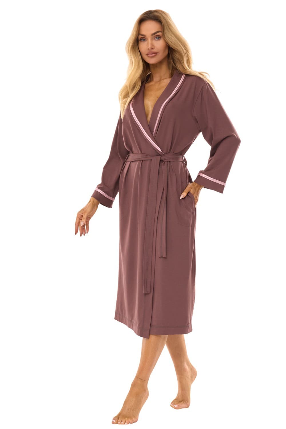 SZLAFROK DAMSKI DŁUGI 2506