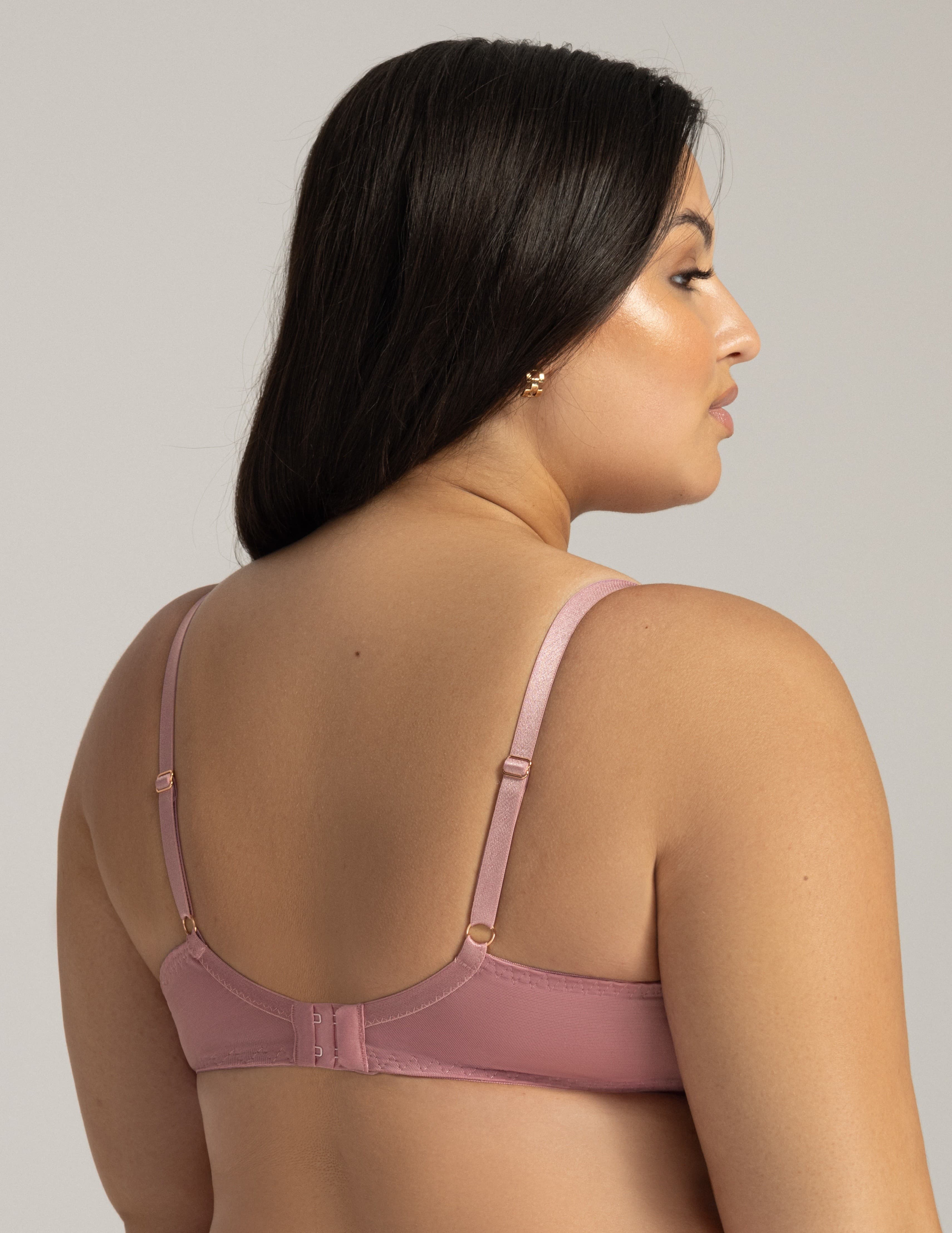 BIUSTONOSZ AV 2105 SEMI SOFT PINK PEONY MAXI