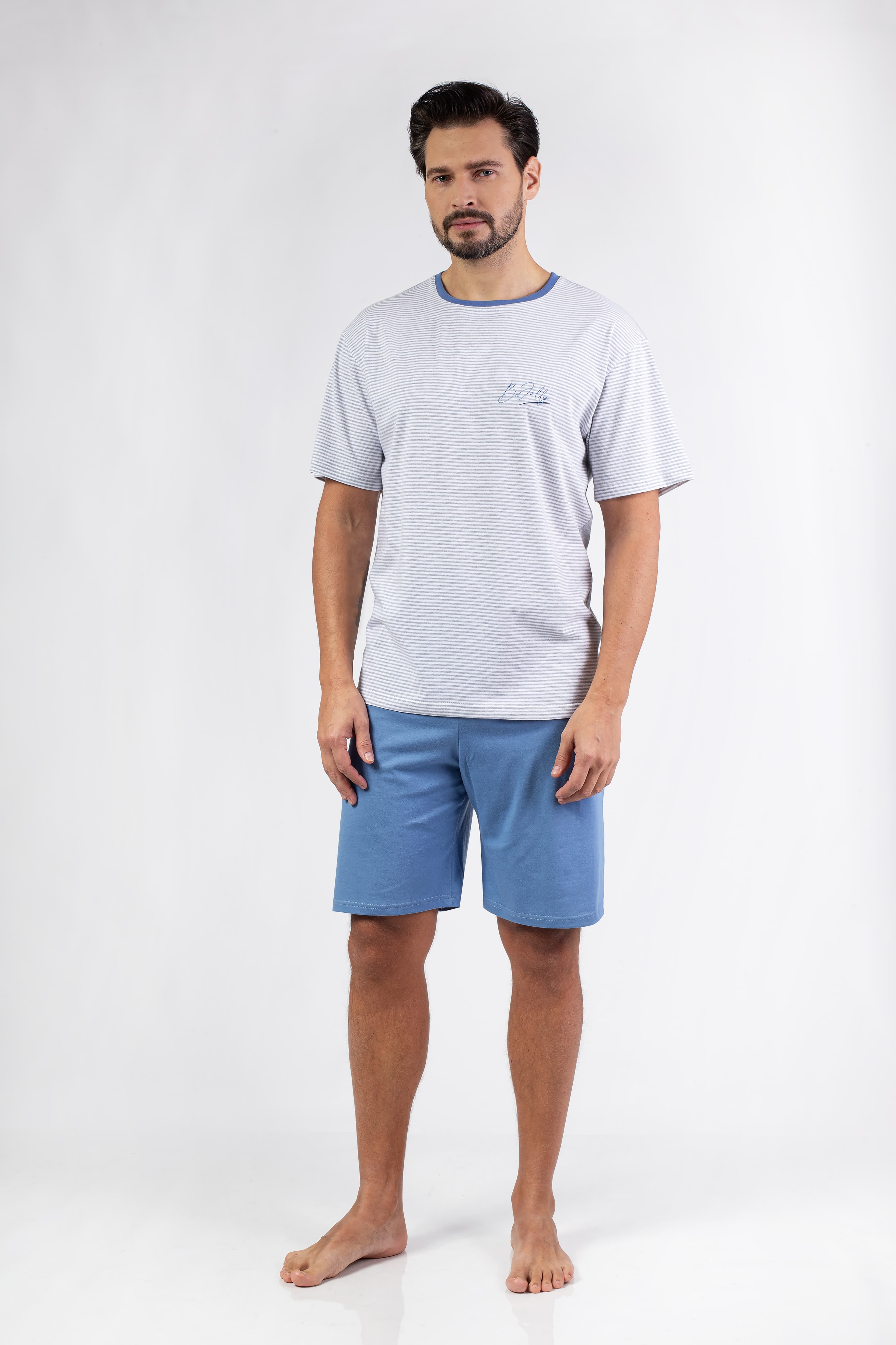 PIŻAMA MĘSKA 483A KR R.2XL