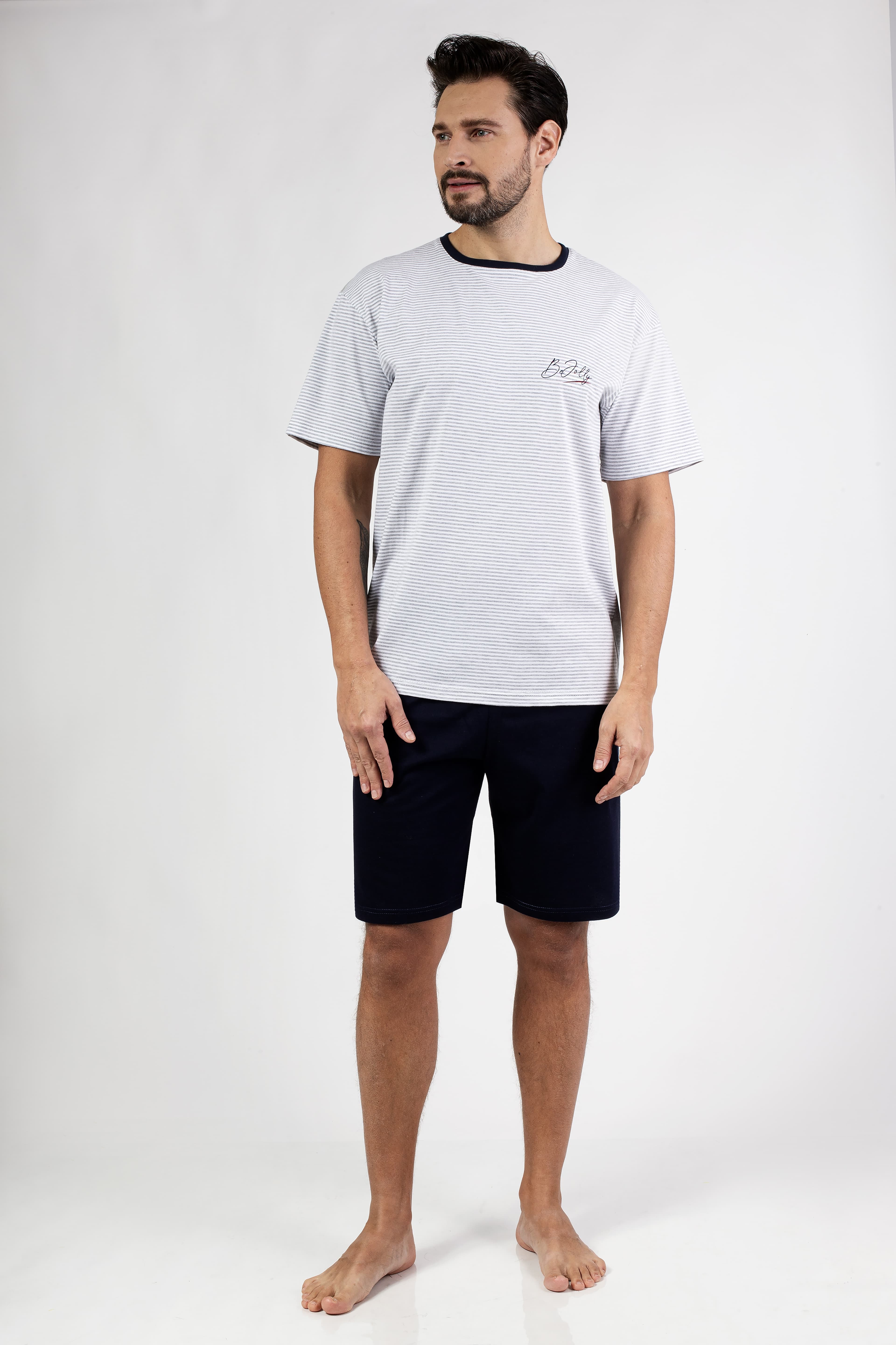 PIŻAMA MĘSKA 483A KR R.2XL