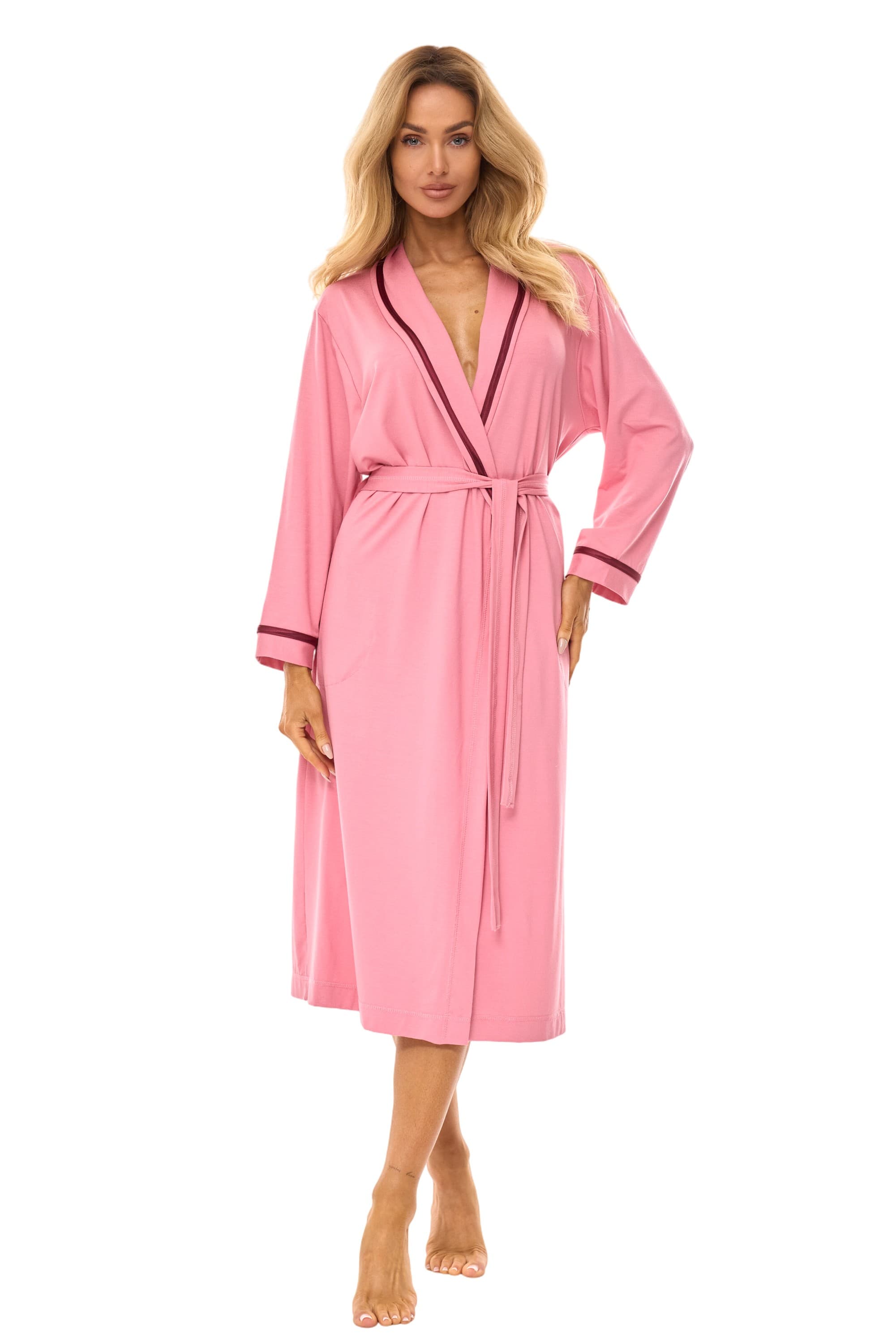 SZLAFROK DAMSKI DŁUGI 2506