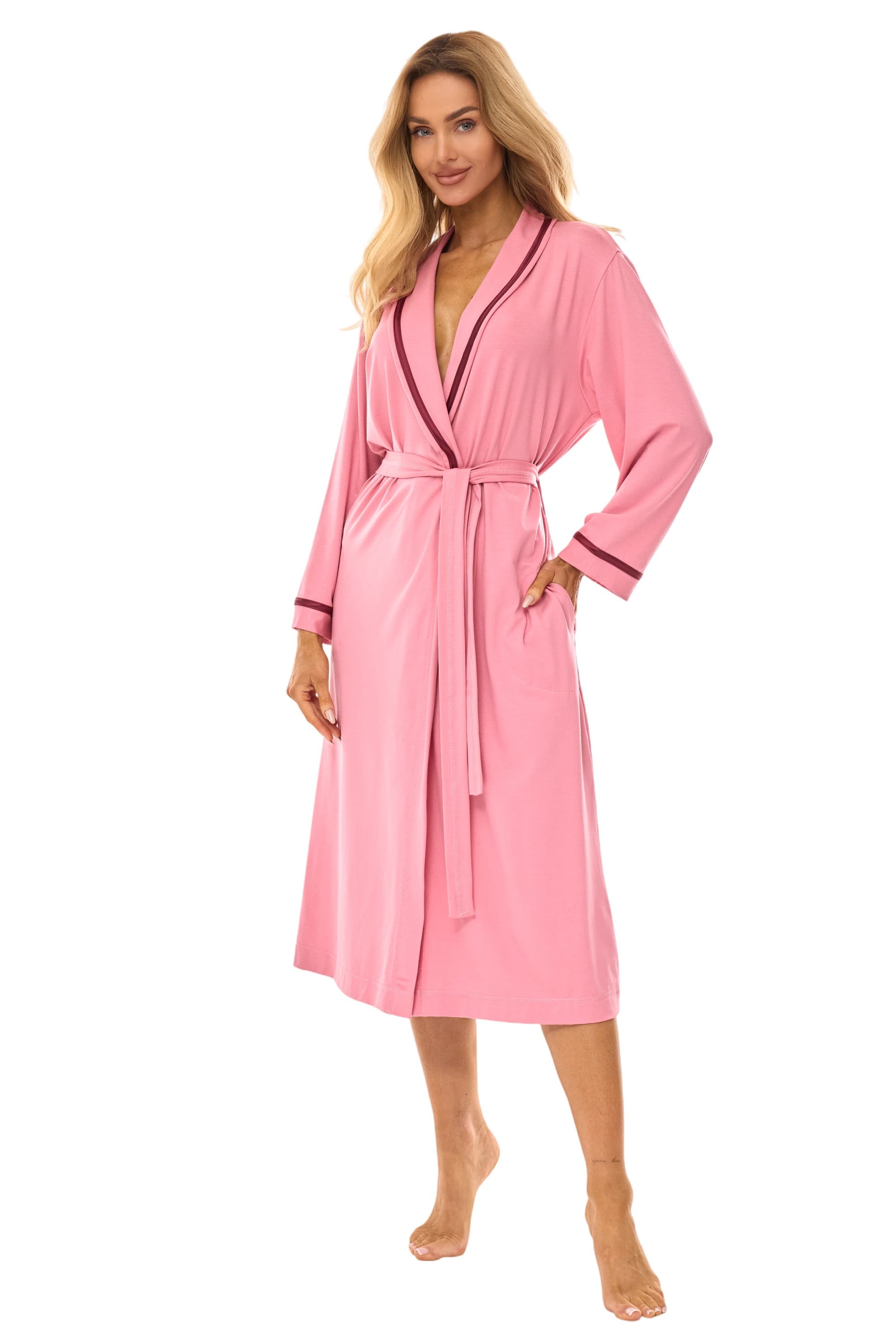 SZLAFROK DAMSKI DŁUGI 2506