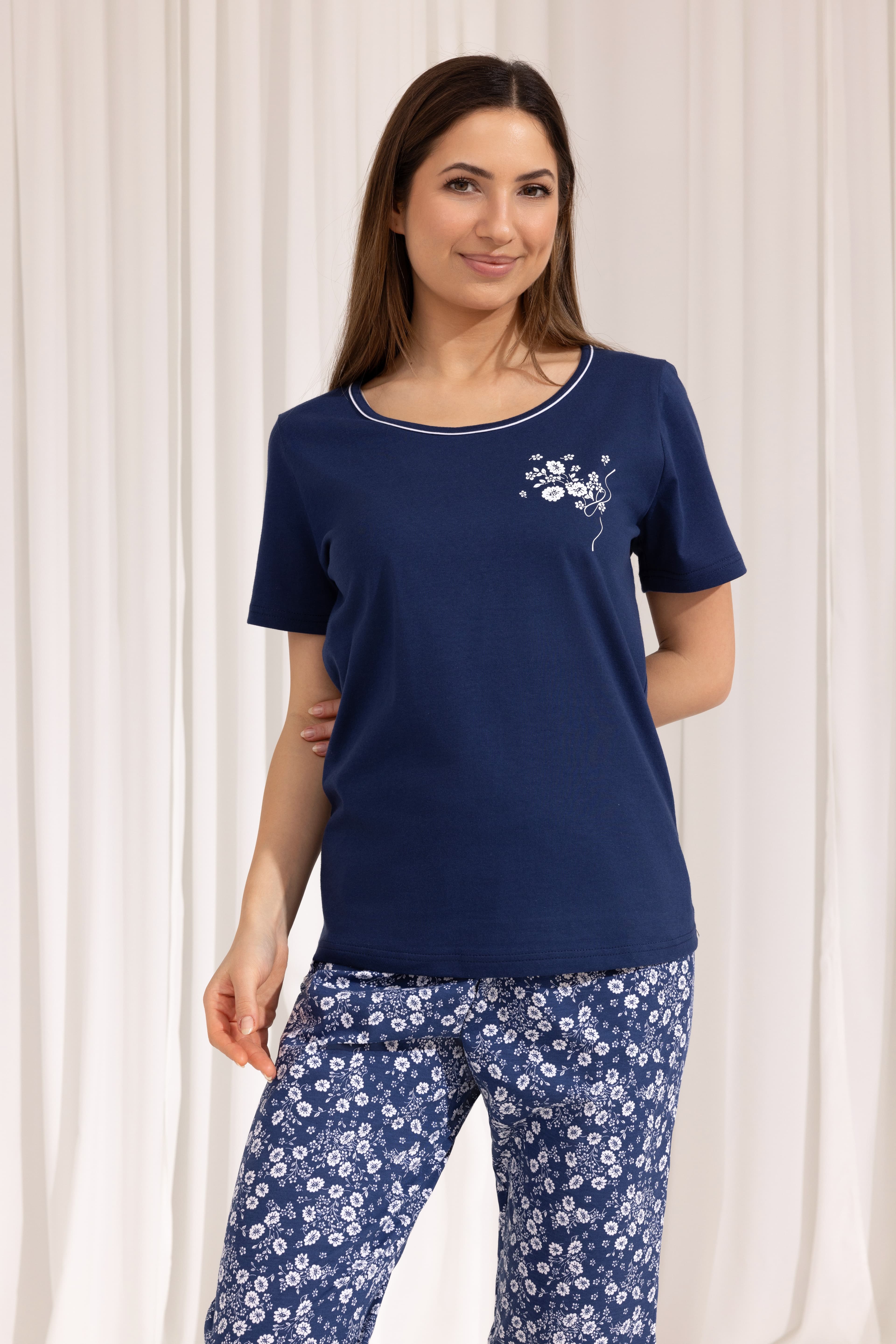 PIŻAMA DAMSKA 691A KR R.2XL-4XL