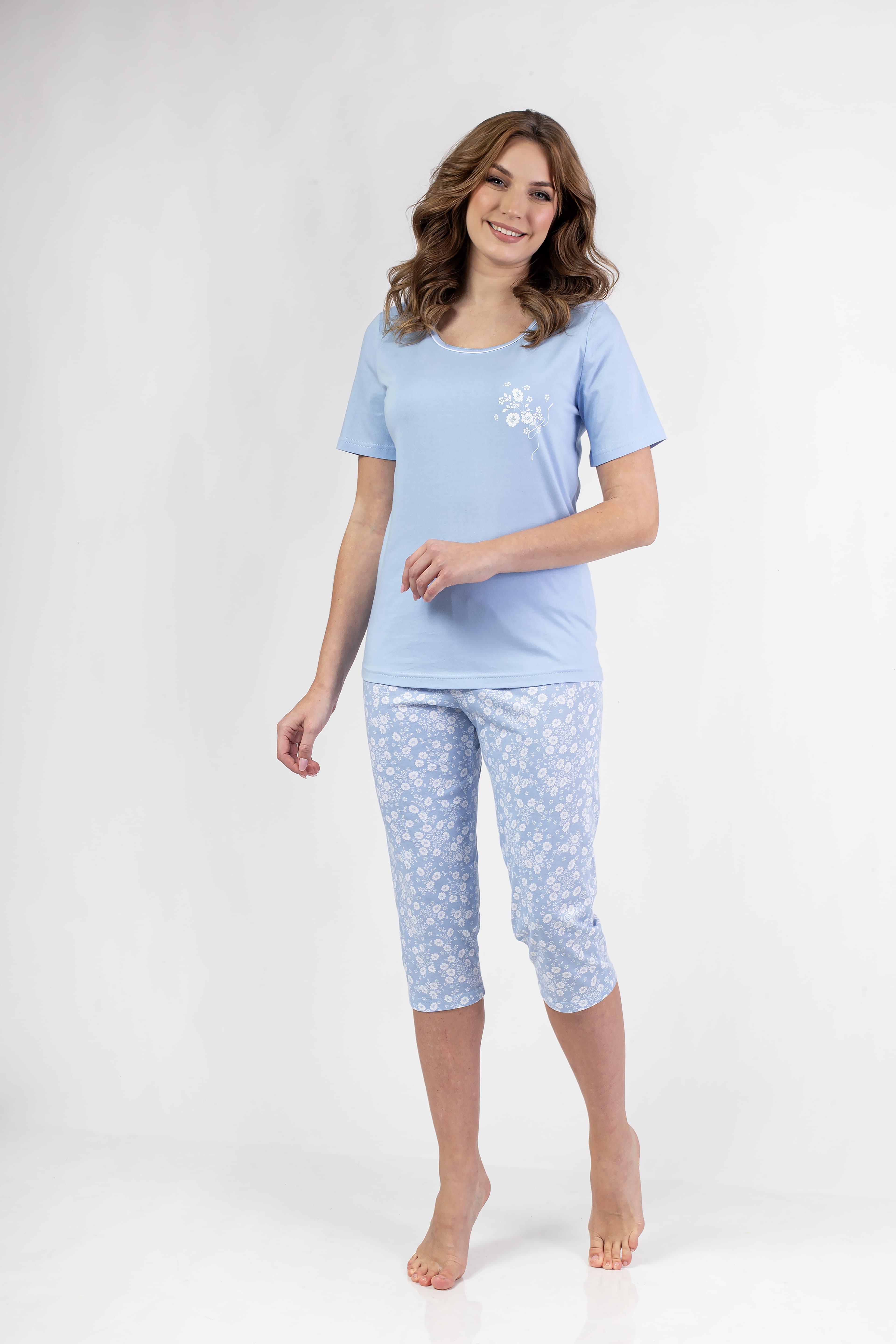 PIŻAMA DAMSKA 691A KR R.2XL-4XL