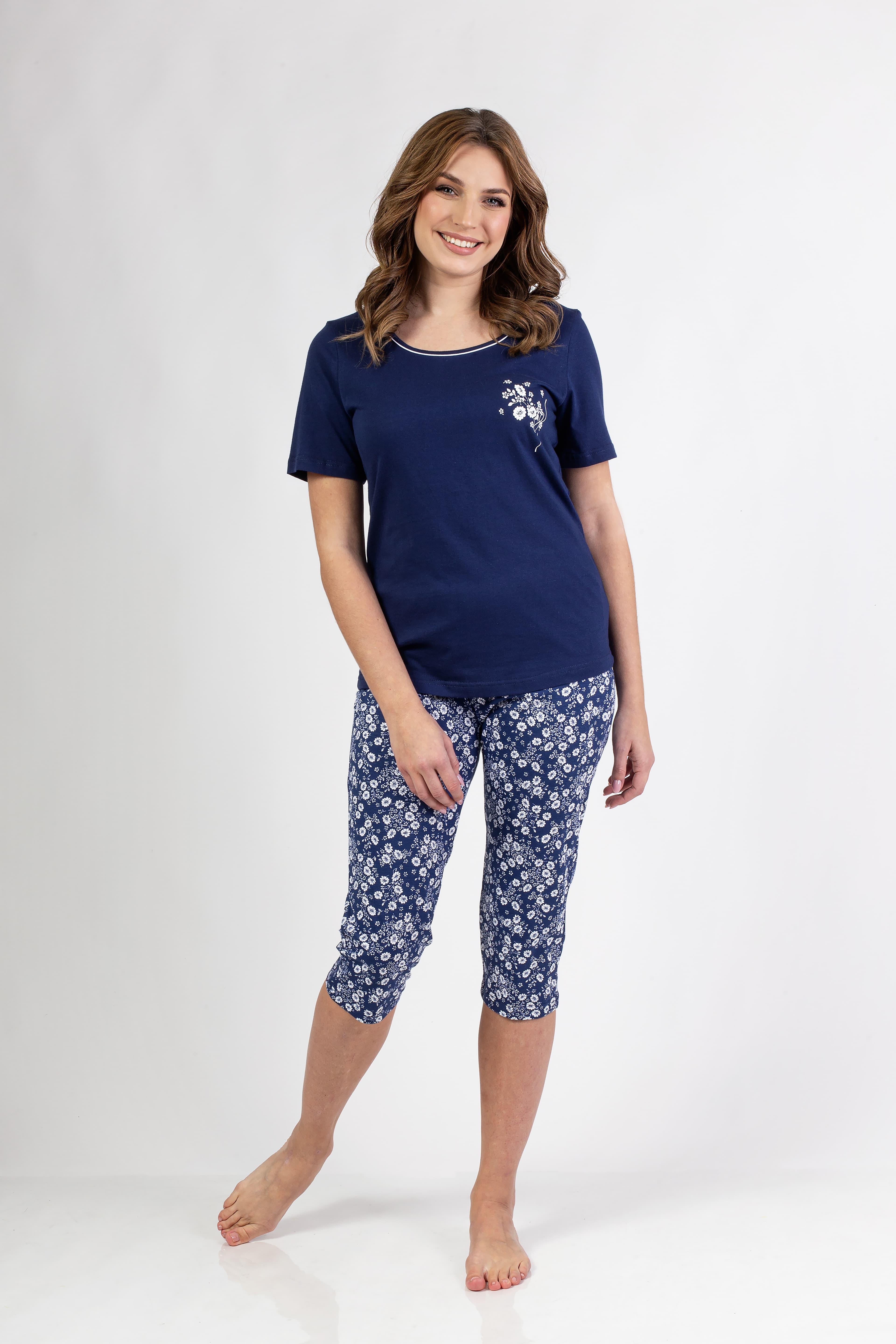 PIŻAMA DAMSKA 691A KR R.2XL-4XL