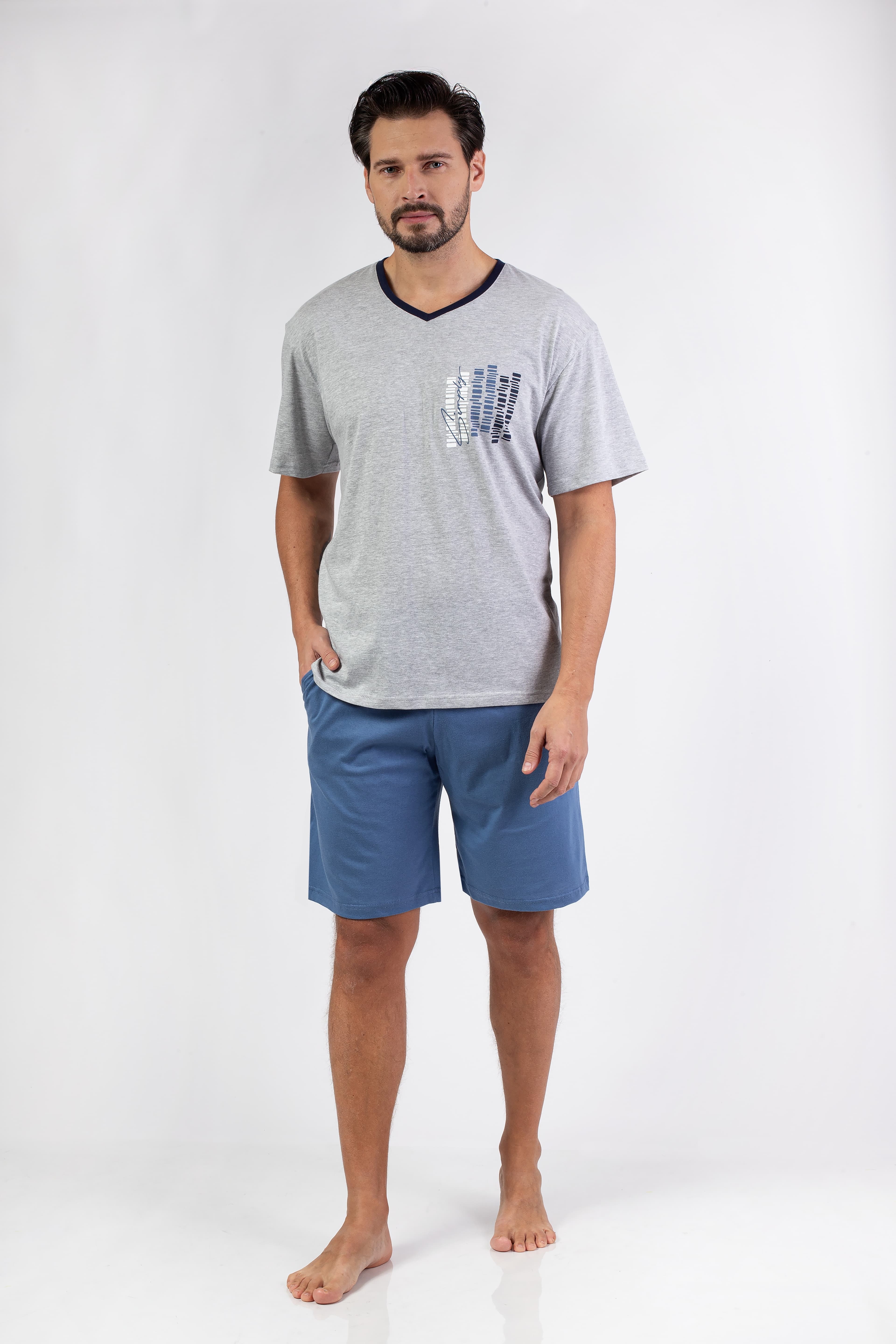 PIŻAMA MĘSKA 477 KR R.2XL