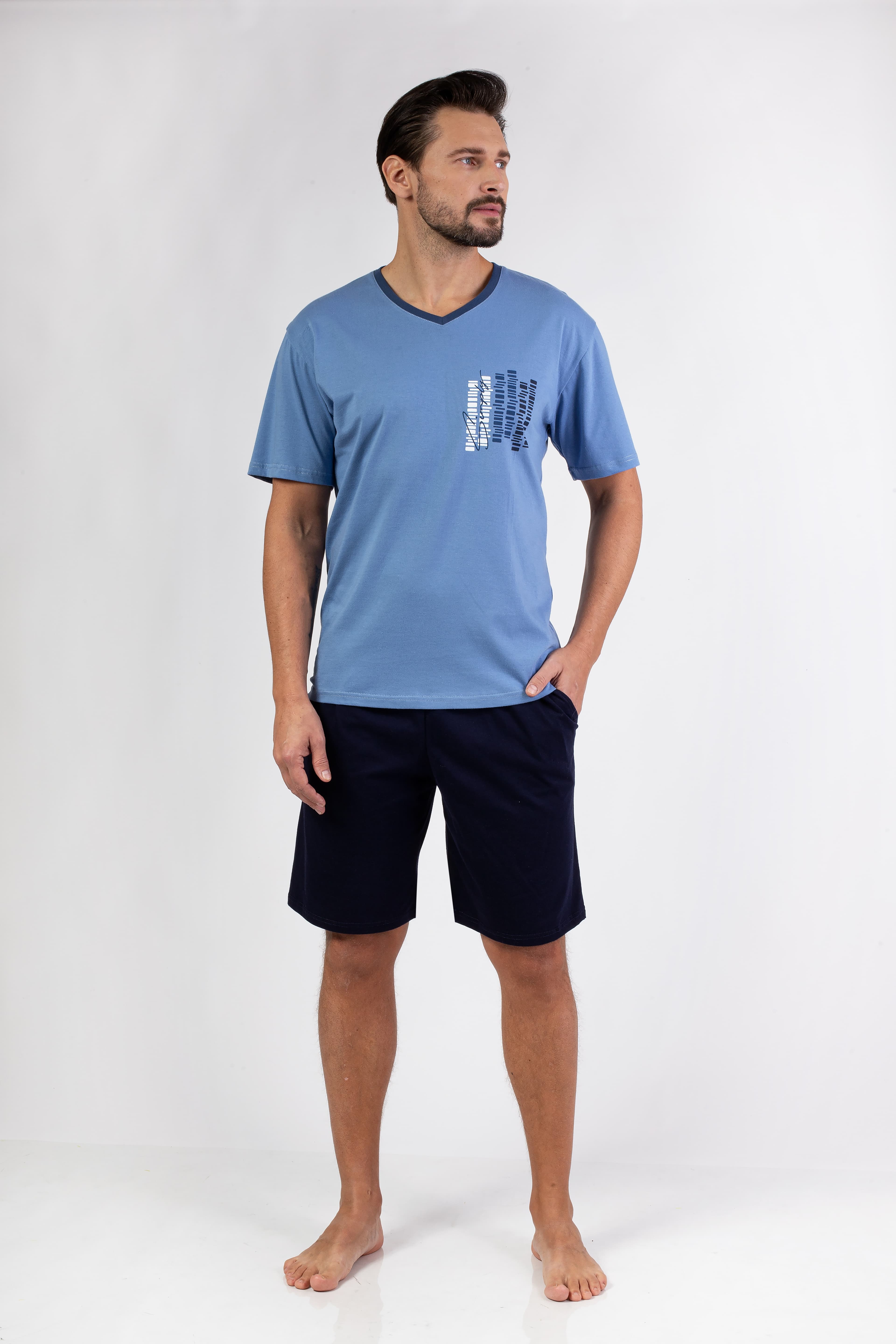 PIŻAMA MĘSKA 477 KR R.2XL