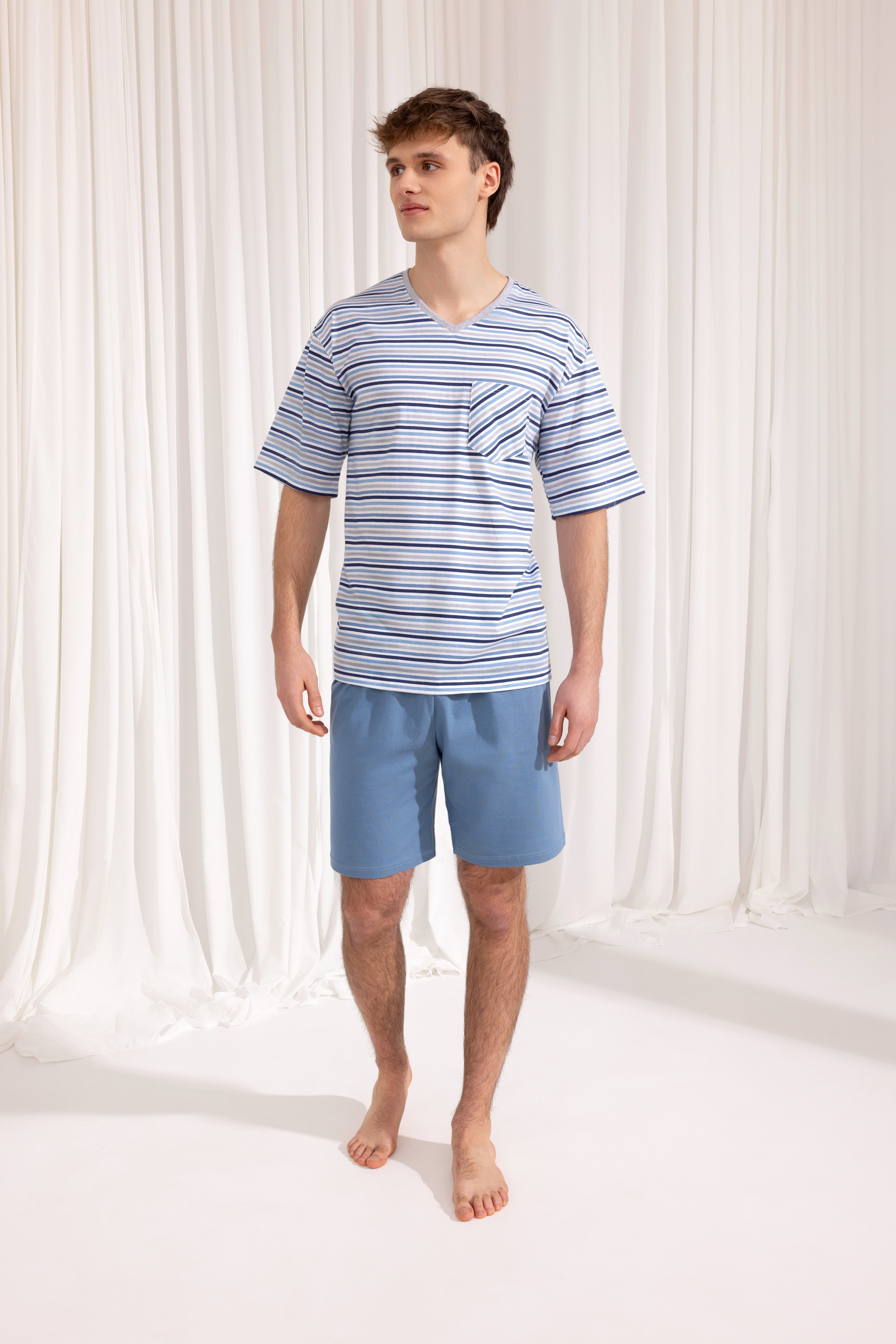 PIŻAMA MĘSKA 496 KR R.2XL