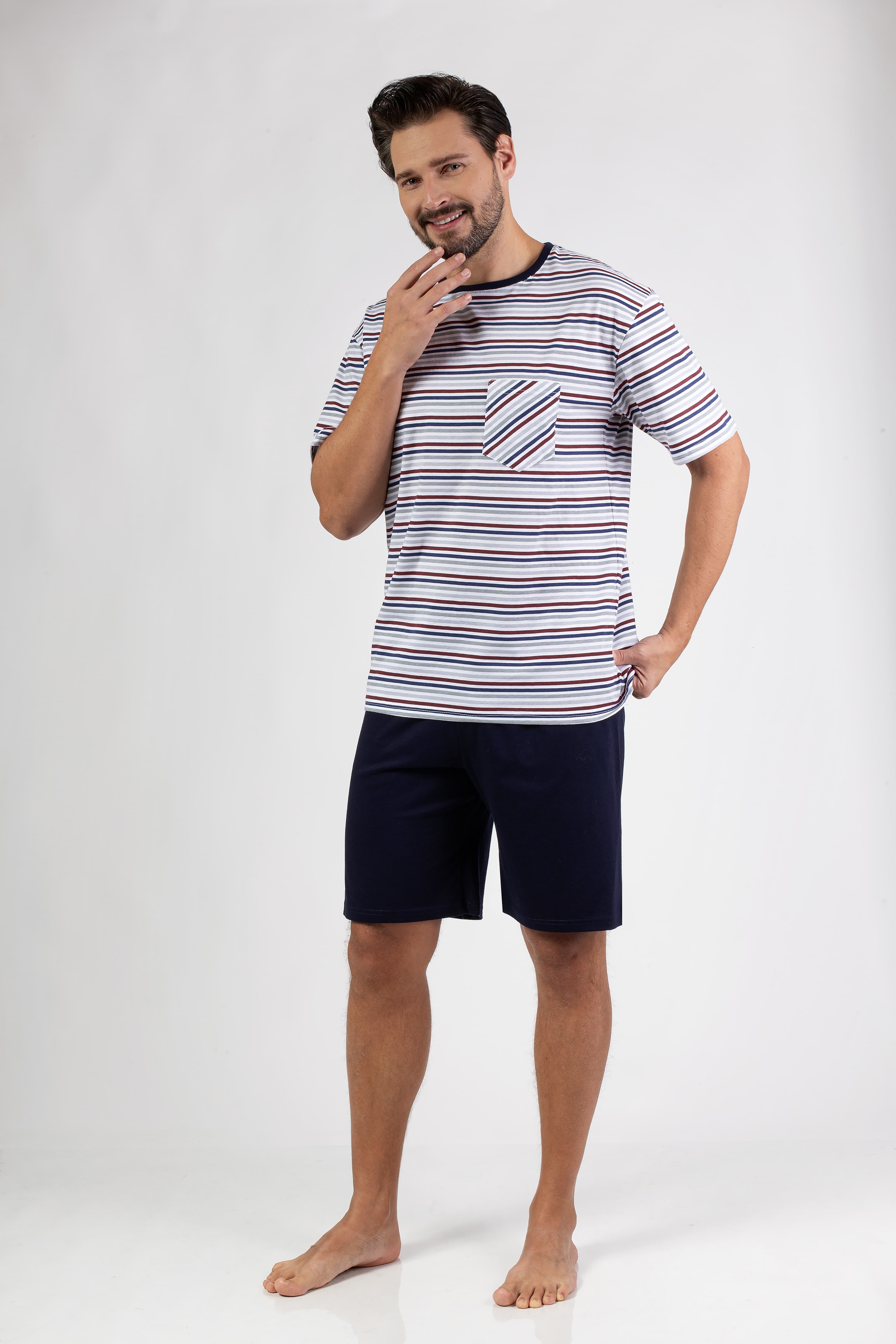 PIŻAMA MĘSKA 496 KR R.2XL