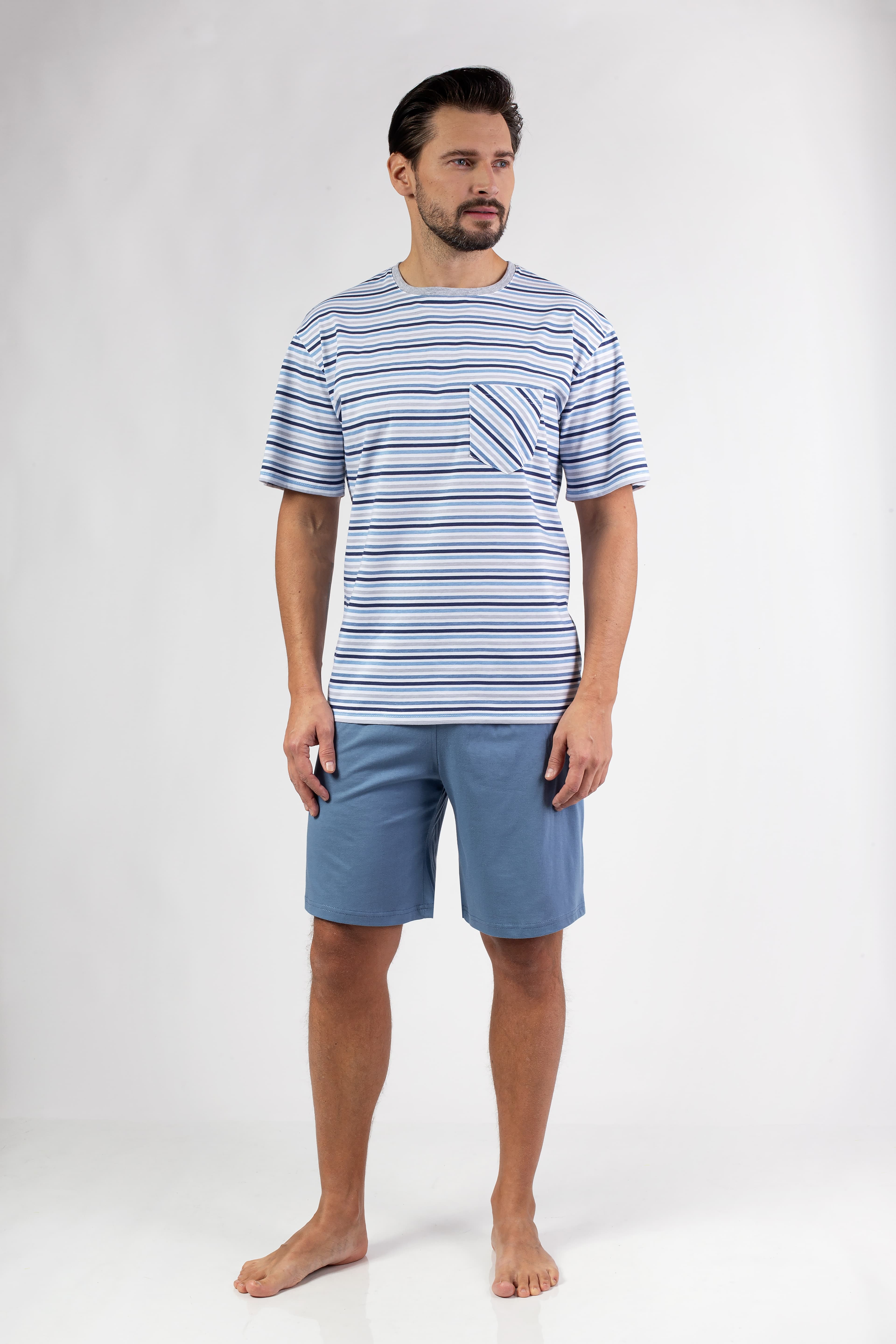 PIŻAMA MĘSKA 496 KR R.2XL