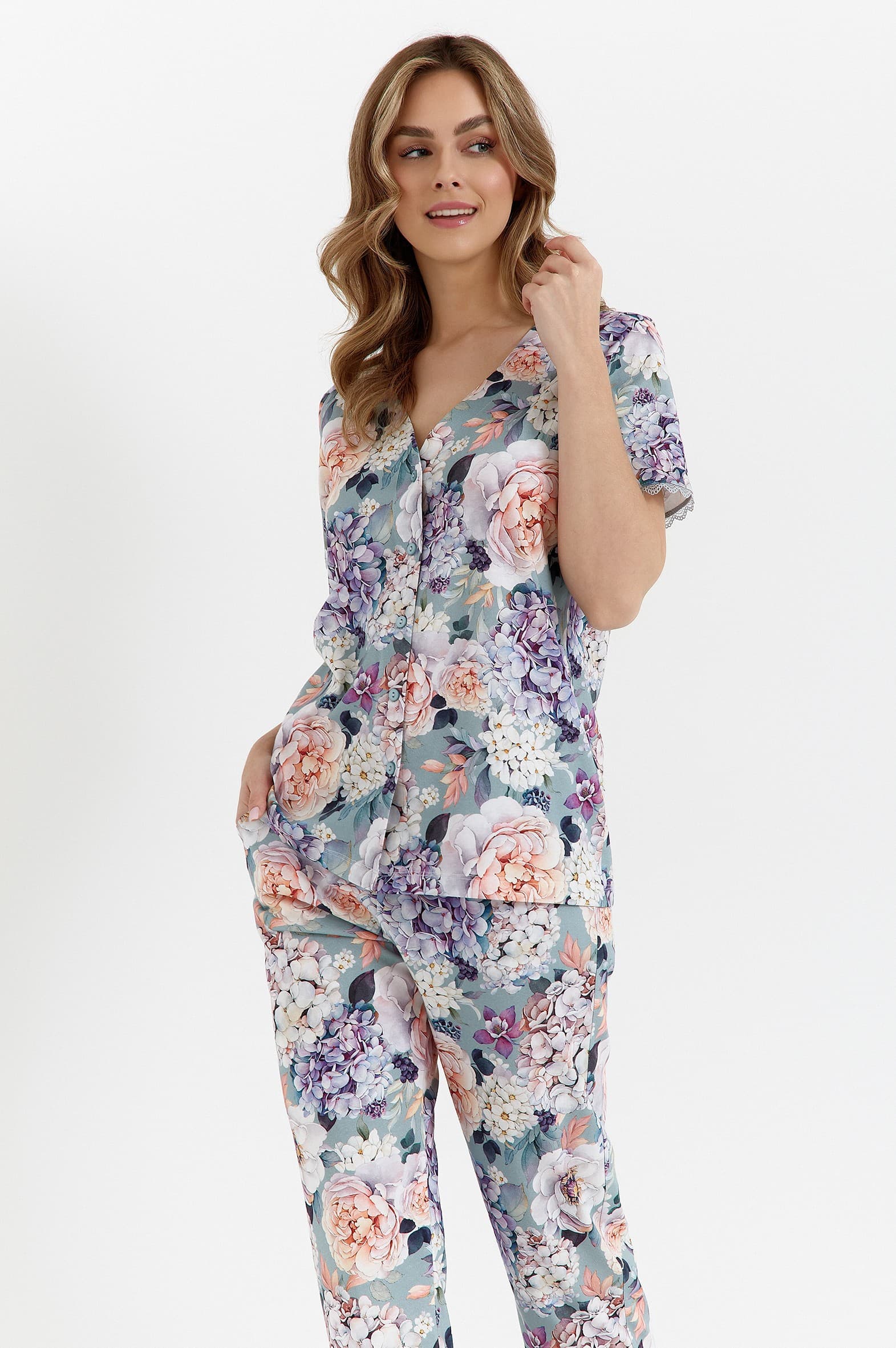 PIŻAMA DAMSKA 465 KR R.2XL