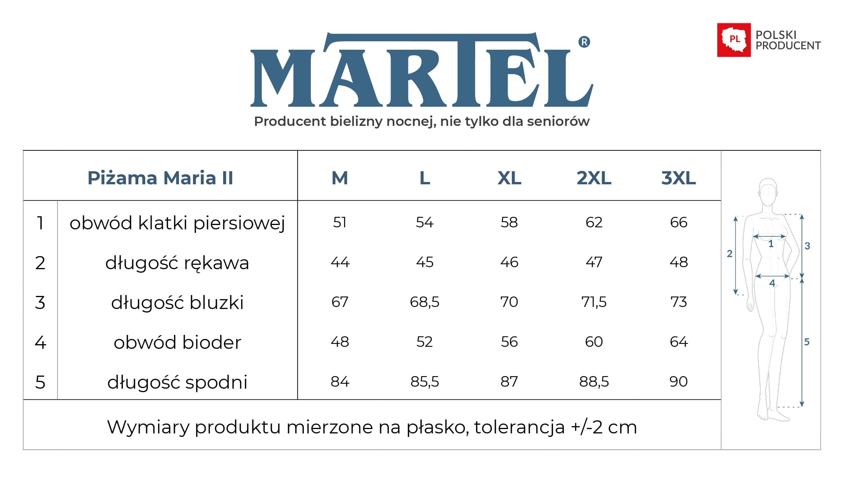 PIŻAMA DAMSKA MARIA II 201 3/4 R
