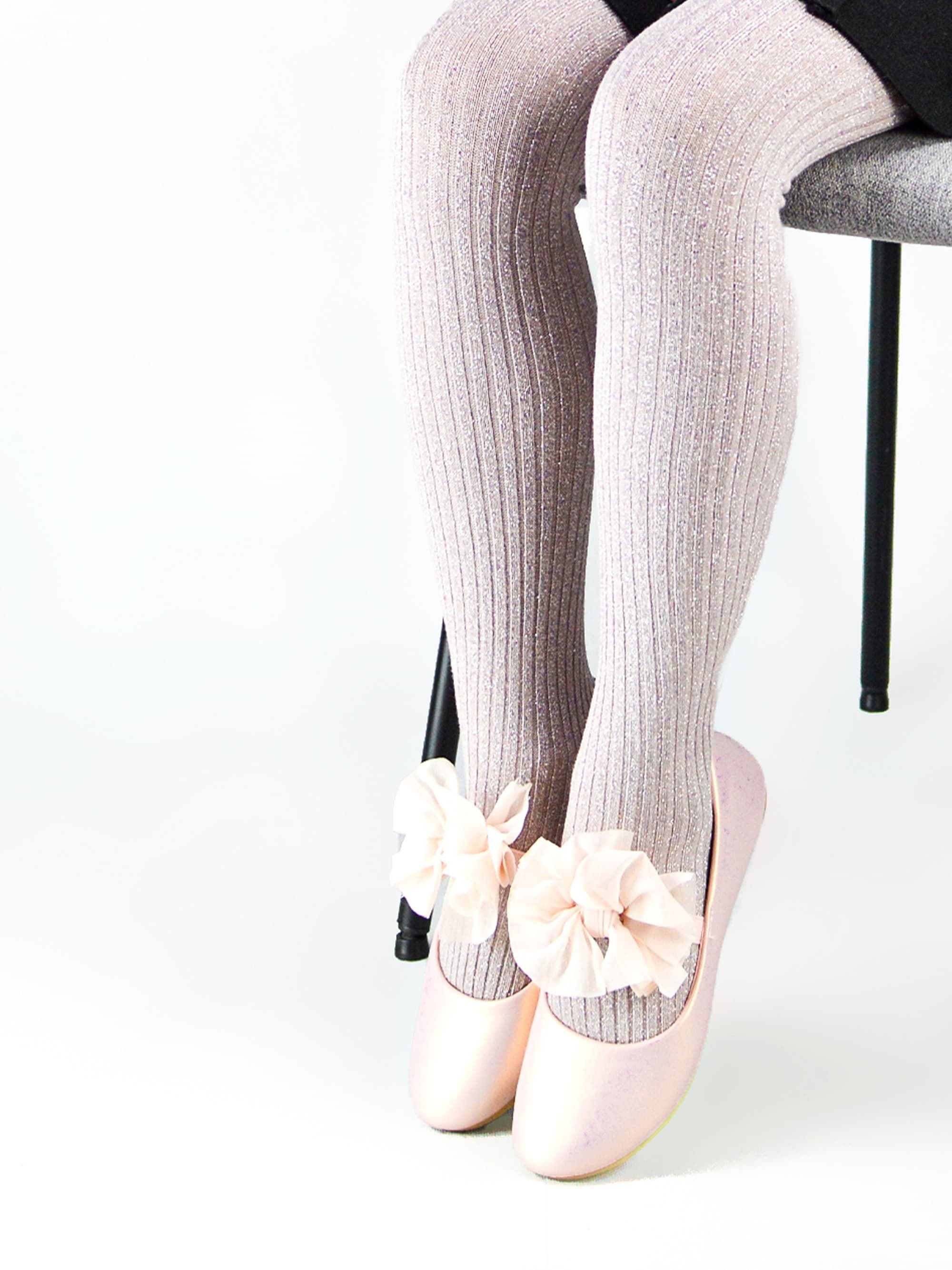 RAJSTOPY PRĄŻEK Z LUREKSEM RB005 R.128-134