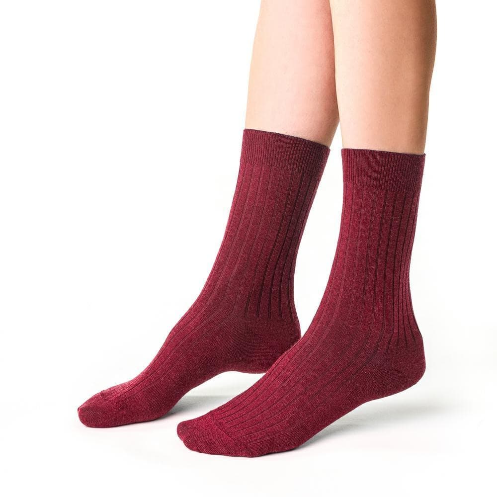 SKARPETY BEZUCISKOWE W PRĄŻEK MERINO WOOL 130