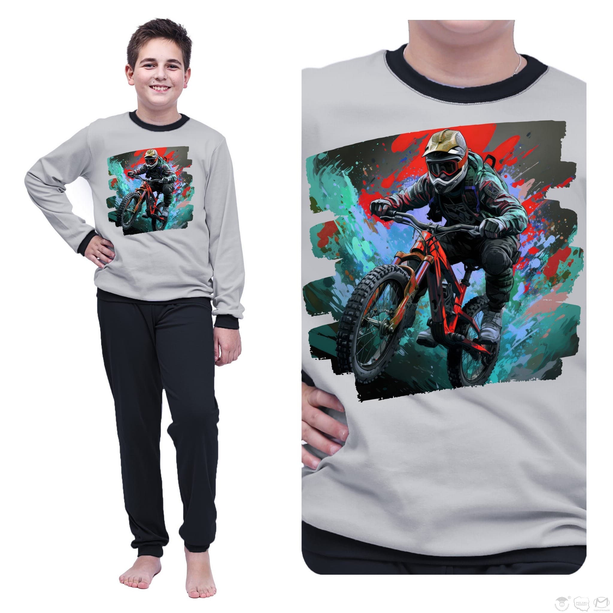 PIŻAMA ROMEK DR R.146-158