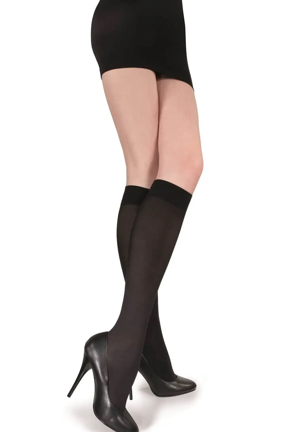 PODKOLANÓWKI MIKROFIBRA MARTA 40 DEN