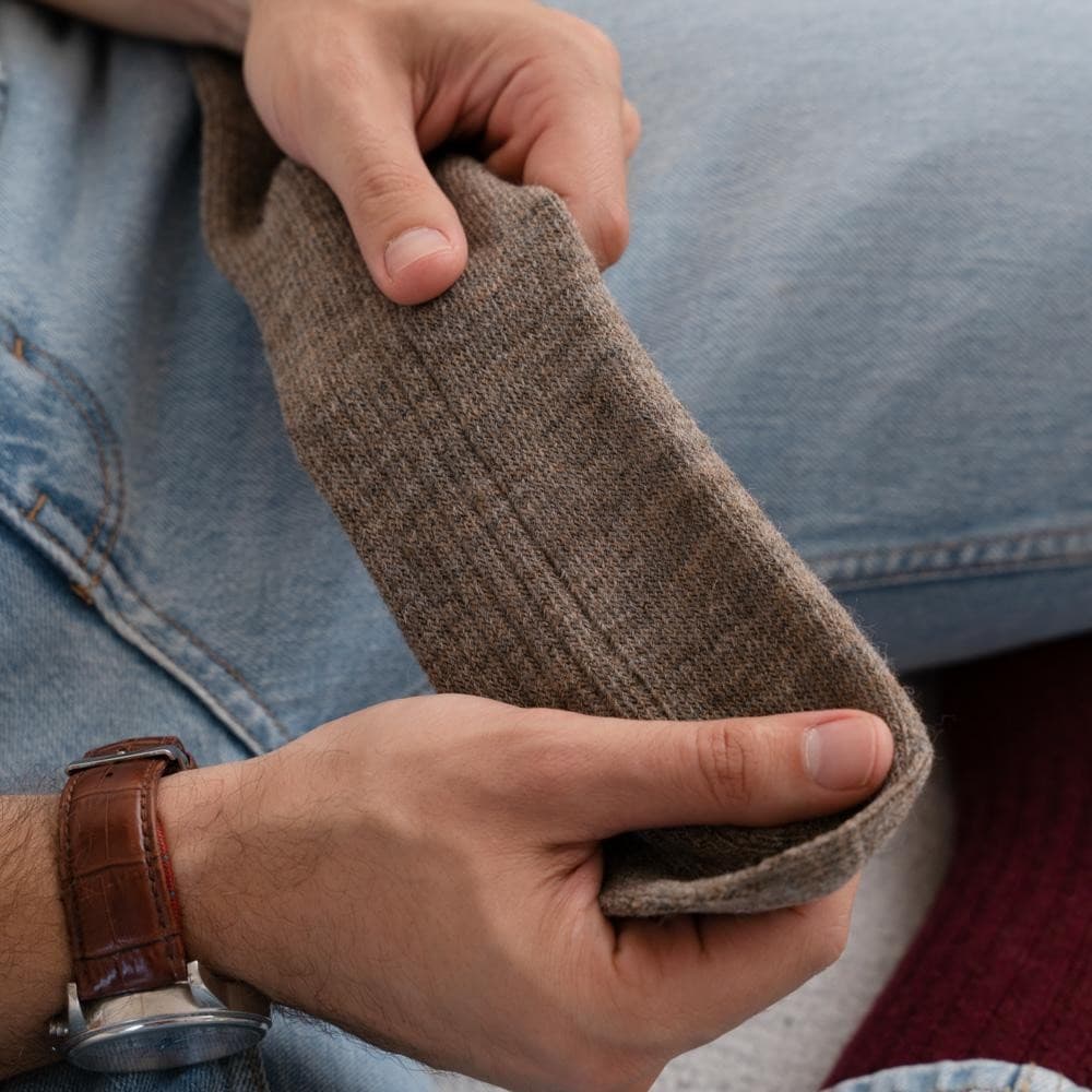 SKARPETY MĘSKIE ALPACA WOOL 044