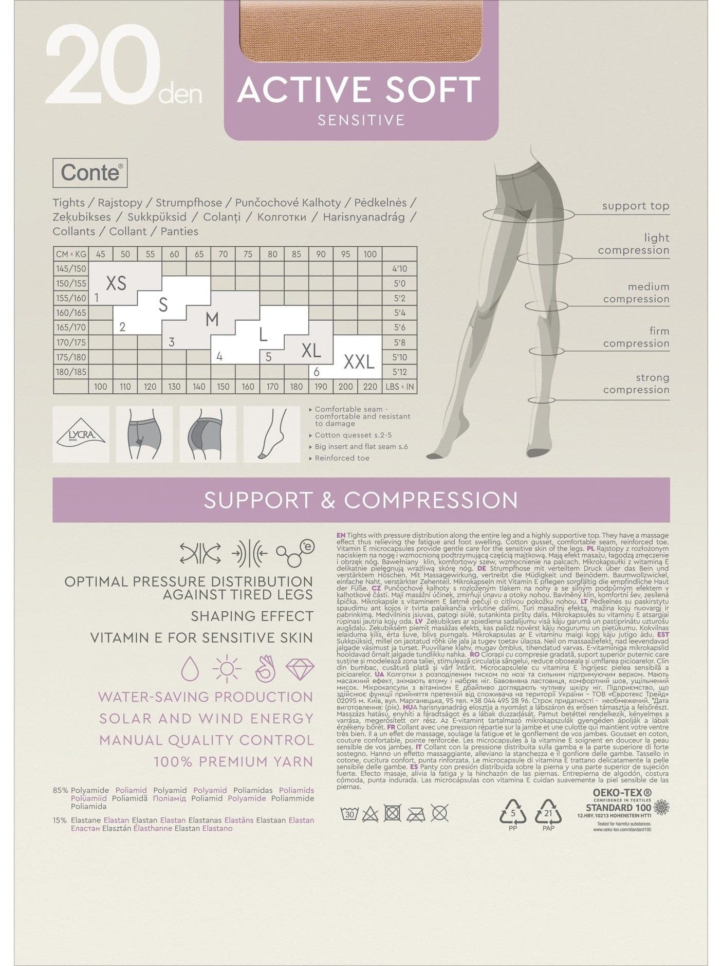 RAJSTOPY ACTIVE SOFT 20 DEN R.5