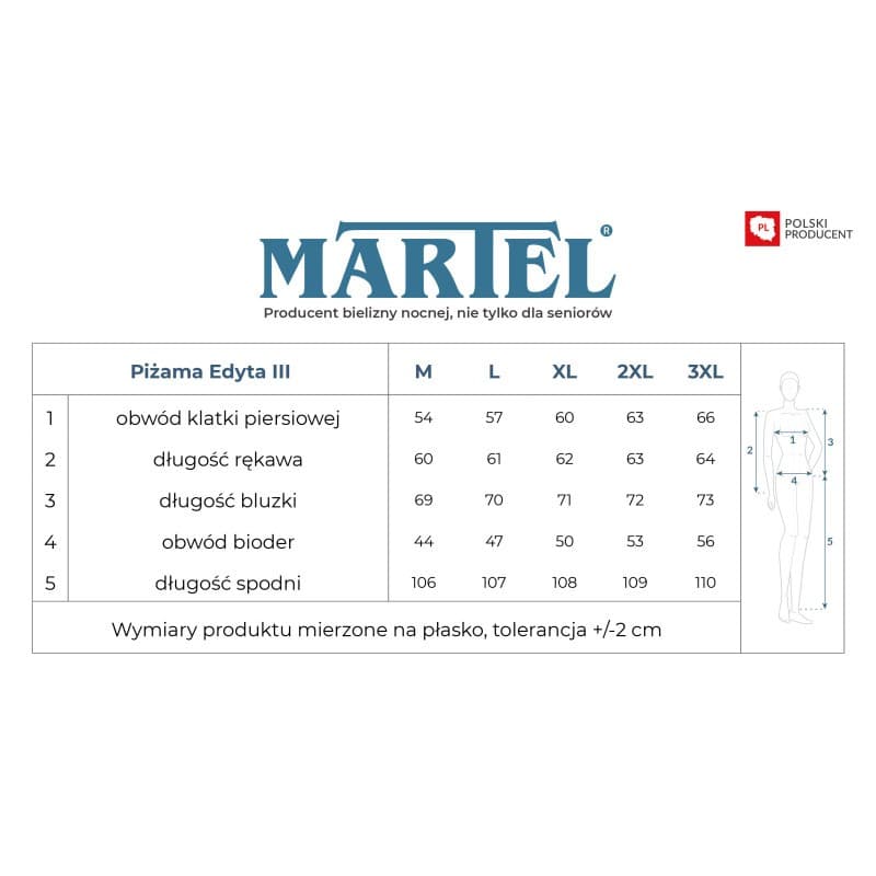 PIŻAMA DAMSKA EDYTA III 258