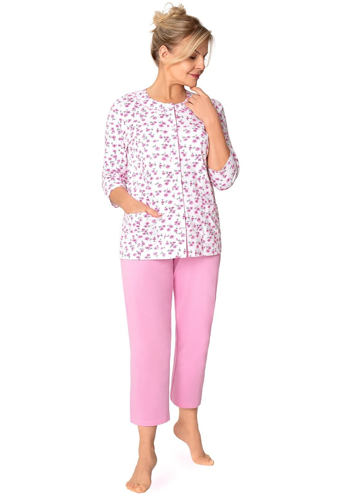 PIŻAMA DAMSKA MARIA II 201 3/4 R.3XL-4XL